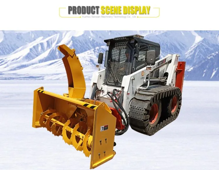 Hydraulic Snow Blower Sweeper 18MPa Snow Cleaning Machine