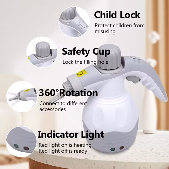 Portable Professional Small Mini Handheld Steam Cleaner Stain Removal Carpet and Sofa Steam Cleaner